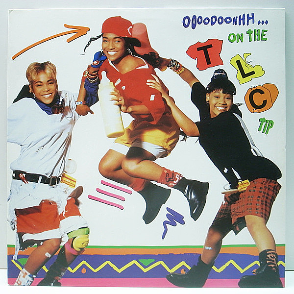 レコードメイン画像：希少 '92年アナログ 極美盤・美品!! Europe オリジナル Ooooooohhh...On The TLC Tip／1st (LaFace) 専用のインナー付属 Baby-Baby-Baby LP