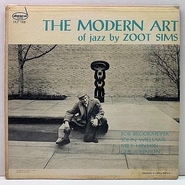 レコードメイン画像：【曇り・カゼヒキ無し】USオリジナル MONO 深溝 ZOOT SIMS The Modern Art Of Jazz ('56 Dawn) Bob Brookmeyer, John Williams 音質良好！