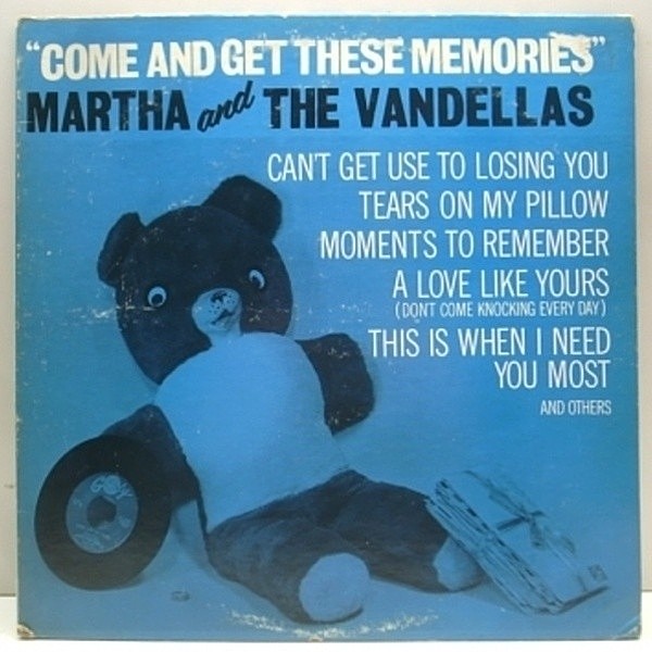 レコードメイン画像：レアな美盤!! MONO 深溝 USオリジナル MARTHA And THE VANDELLAS Come And Get These Memories ('63 Gordy 902) モノラル LP