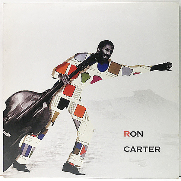 レコードメイン画像：【サントリーCF用の2曲を含む日本企画】美品!! ロン・カーター／マン・ウィズ・ザ・ベース RON CARTER The Man With The Bass (Milestone)