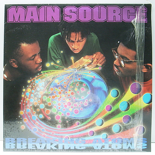 レコードメイン画像：DONALD BYRDネタ シュリンク美品!! USオリジナル MAIN SOURCE Breaking Atoms／1st ('91 Wild Pitch) 90’sヒップホップ最高峰 SAMPLING LP