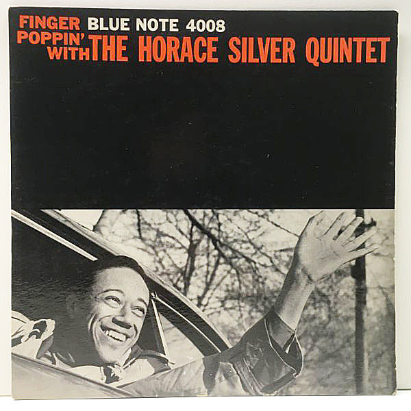 レコードメイン画像：良好!!【R・INC無し 完全オリジナル】HORACE SILVER QUINTET Finger Poppin' (Blue Note BLP 4008) MONO 47WEST63rd. 深溝 RVG 耳[Ear]刻印