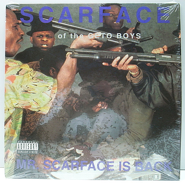 レコードメイン画像：【JB／MARVIN GAYEネタ】シュリンク極美品!! USオリジナル SCARFACE Mr. Scarface Is Back／1st ('91 Rap-A-Lot) Money And The Power ほか