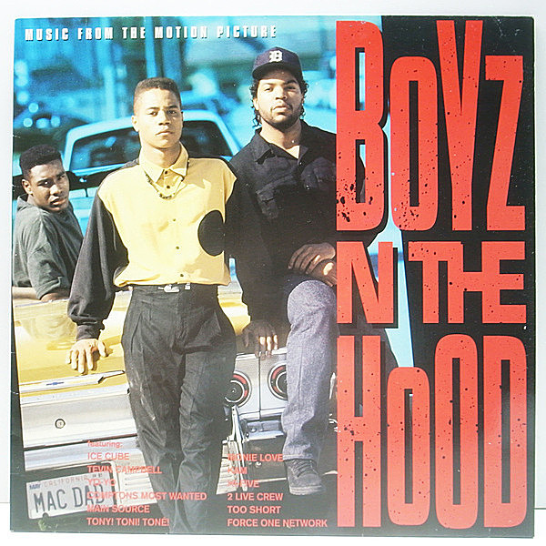 レコードメイン画像：極美品!! GERMANY オリジナル Boyz N The Hood ('91 Qwest) O.S.T. サントラ ICE CUBE, MAIN SAURCE／Just A Friendly Game Of Baseba