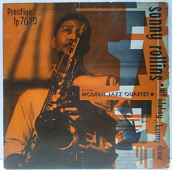 レコードメイン画像：レア!! 7020誤植 1st額縁ジャケ 完全オリジナル SONNY ROLLINS With Modern Jazz Quartet (Prestige 7029) NYC 手書RVG 深溝 MONO