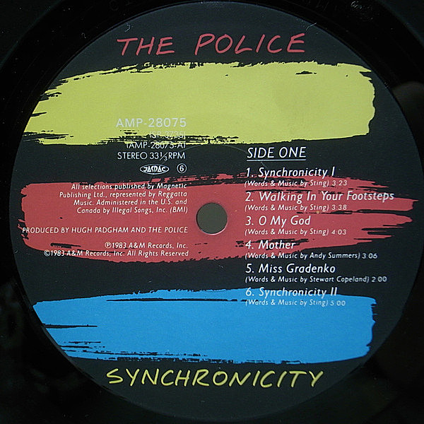 POLICE / Synchronicity (LP) / A&M | WAXPEND RECORDS