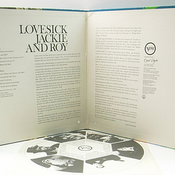 【中古】 Lovesick ジャッキー・アンド・ロイ JACKIE & ROY / Lovesick (LP) / Verve | WAXPEND RECORDS
