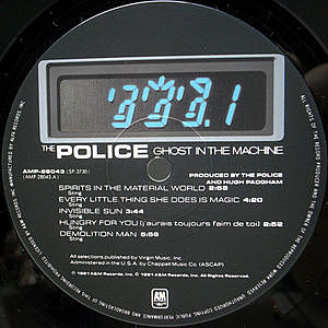 POLICE / Ghost In The Machine (LP) / A&M | WAXPEND RECORDS