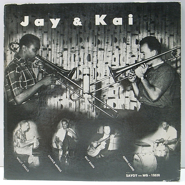 レコードメイン画像：10'' 原盤 US 完全オリジナル J.J. JOHNSON And KAI WINDING Jay & Kai (Savoy MG 15038) 双頭コンボ 初期の佳作 プレイ良好！