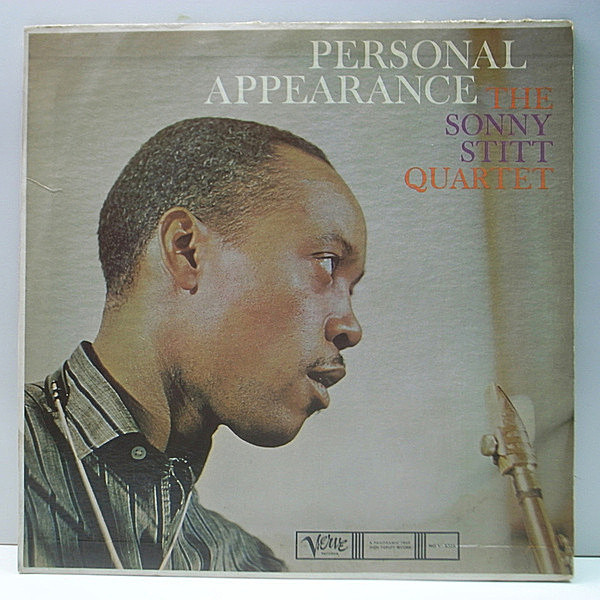 レコードメイン画像：レア!良好盤! MONO 1stトランペッター 深溝 USオリジナル SONNY STITT QUARTET Personal Appearance (Verve MG V-8324) Bobby Timmons 参加