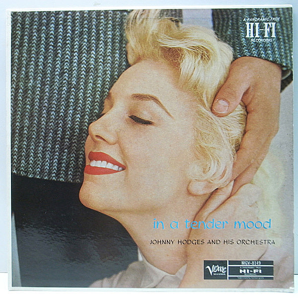 レコードメイン画像：レアな美盤!! 米 MONO トランペッター 深溝 JOHNNY HODGES In A Tender Mood (Verve MG V-8149) Flip Phillips, Leroy Lovett, Ray Brown