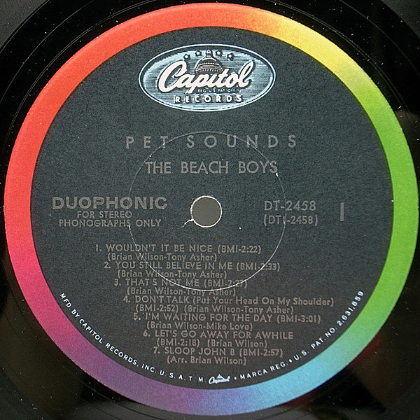 BEACH BOYS / Pet Sounds (LP) / Capitol | WAXPEND RECORDS