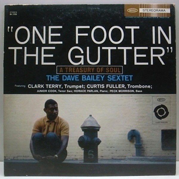 レコードメイン画像：美盤!! USオリジナル DAVE BAILEY One Foot In The Gutter ('60 Epic) HORACE PARLAN 他