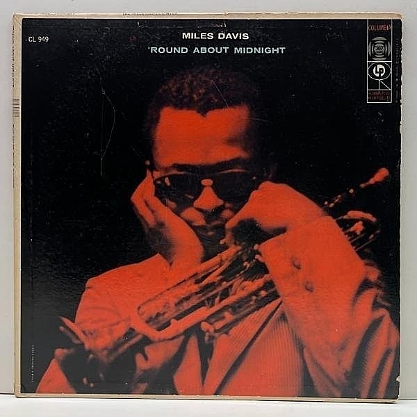 レコードメイン画像：USオリジナル MONO 初版 6eye 深溝 MILES DAVIS Round About Midnight (Columbia CL 949) w/ JOHN COLTRANE 米 初回 モノラル