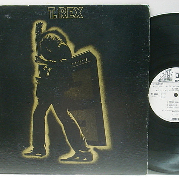 レコードメイン画像：白プロモ 1Aマト USオリジナル T. REX Electric Warrior 電気の武者 ('71 Reprise) Marc Bolan 手書きSG刻印