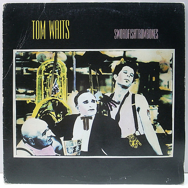 レコードメイン画像：美盤!! 手書きKENDUN／SLM刻印 US盤 TOM WAITS Swordfishtrombones ('83 Island) 米SSW トム・ウェイツ LP 哀しみのソルジャー ほか