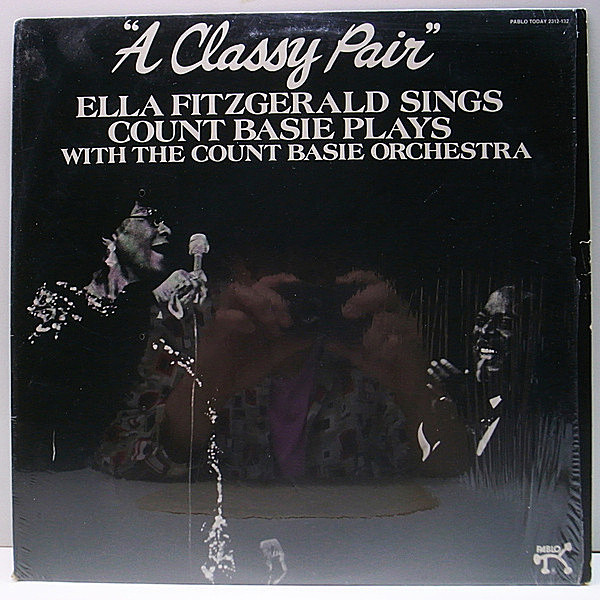 レコードメイン画像：w./シュリンク USオリジナル ELLA FITZGERALD Sings COUNT BASIE Plays ～ A Classy Pair ('82 Pablo) カウント・ベイシー楽団との共演
