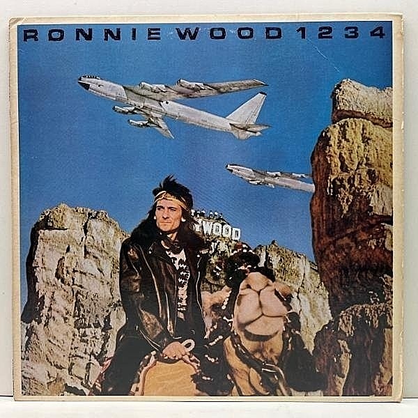 レコードメイン画像：良好!! USオリジナル RONNIE WOOD 1234 ('81 Columbia) Fountain Of Love収録！ROLLING STONESファミリー w/BOBBY WOMACK, NICKY HOPKINS