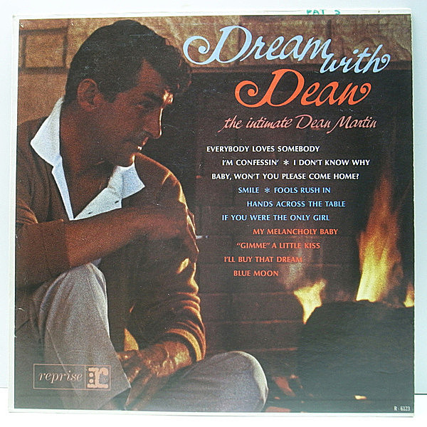 レコードメイン画像：【Barney Kessel率いる西勢コンボとの洒脱なバラード集】MONO オリジナル DEAN MARTIN Dream With Dean - Intimate ('64 Reprise) モノラル