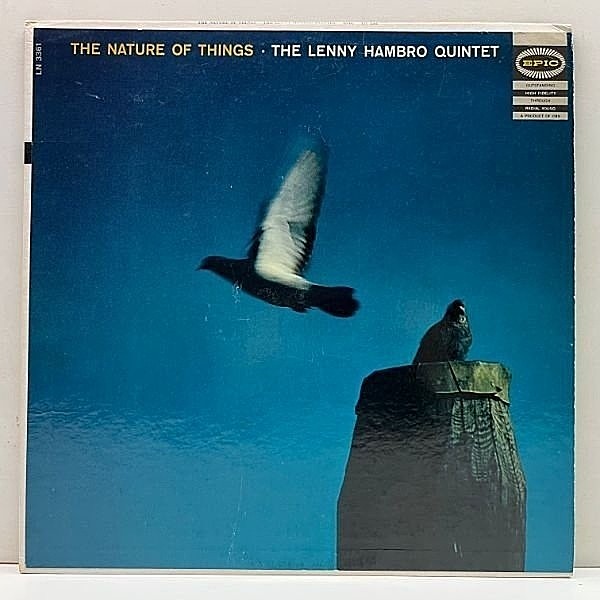 レコードメイン画像：【w/ Eddie Costa, Sal Salvador】良好!! 1Aマト MONO 深溝 USオリジ LENNY HAMBRO The Nature Of Things ('56 Epic) 通好みのワンホーン