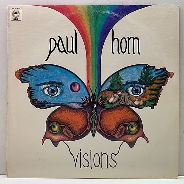 レコードメイン画像：【High Tide収録】美盤!! USオリジナル PAUL HORN Visions ('74 Epic) Larry Carlton, Tom Scott, Joe Sample ポール・ホーン／ビジョンズ