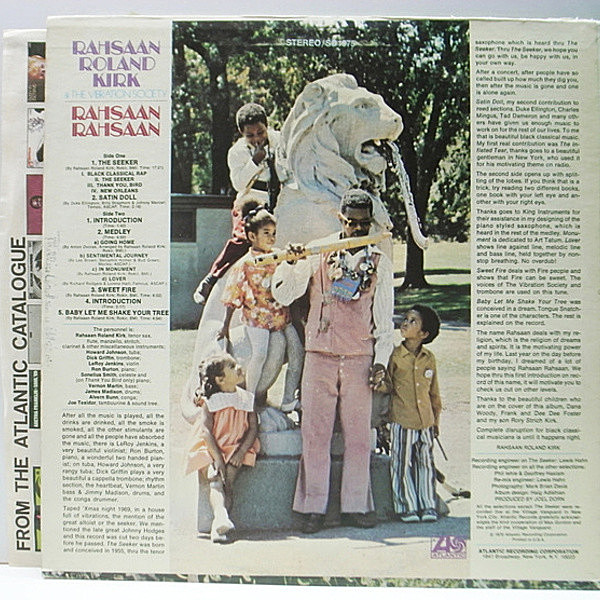 ROLAND KIRK / Rahsaan Rahsaan (LP) / Atlantic | WAXPEND RECORDS