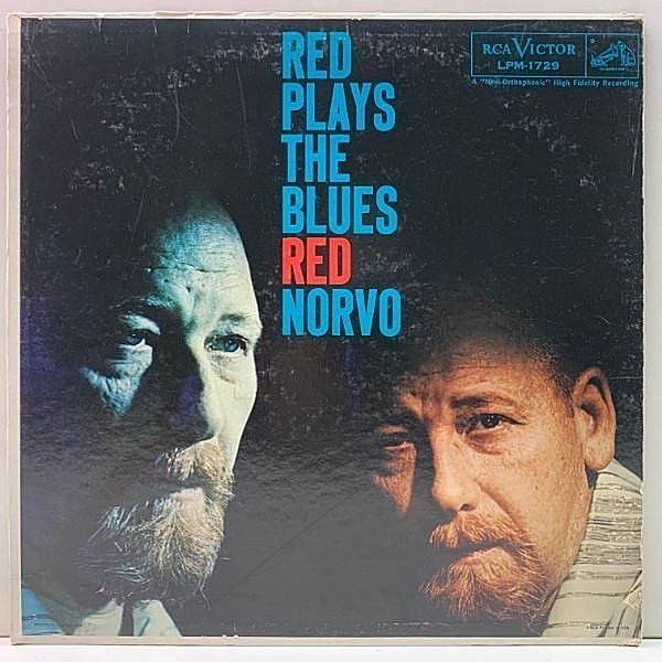 レコードメイン画像：【Harry Edison, Ben Webster, Harold Land 豪華メンバー】USオリジナル MONO 深溝 RED NORVO Red Plays The Blues ('58 RCA) 