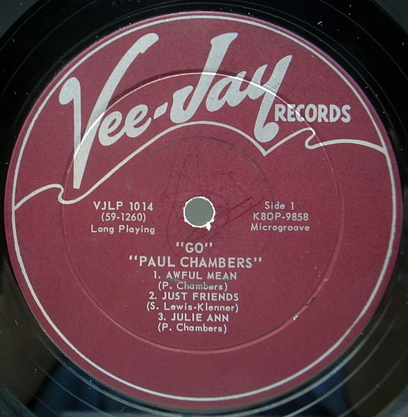 PAUL CHAMBERS / Go (LP) / Vee Jay | WAXPEND RECORDS