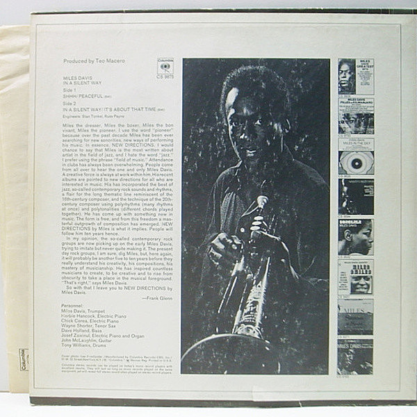 MILES DAVIS / In A Silent Way (LP) / Columbia | WAXPEND RECORDS