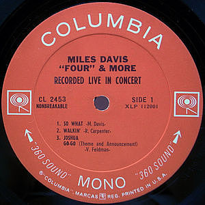MILES DAVIS / Four & More (LP) / Columbia | WAXPEND RECORDS