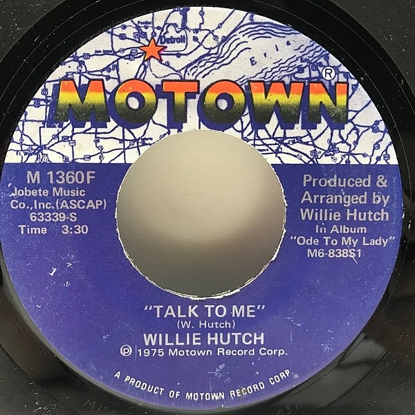 WILLIE HUTCH / Love Power / Talk To Me (7) / Motown | WAXPEND RECORDS