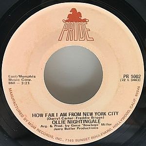 レコード画像：OLLIE NIGHTINGALE / How Far Am I From New York City / May The Best Man Win