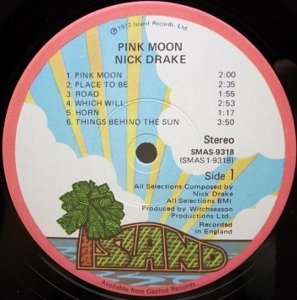 NICK DRAKE / Pink Moon (LP) / Island | WAXPEND RECORDS