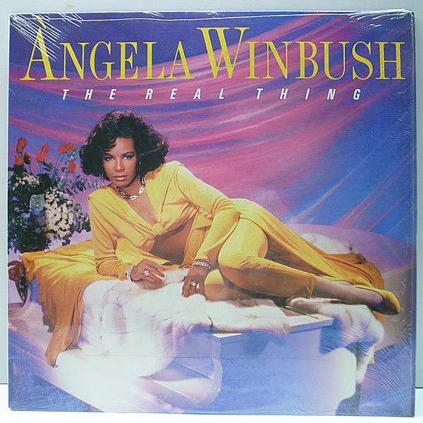 レコードメイン画像：シュリンク付き 美品!! オリジナル ANGELA WINBUSH The Real Thing ('89 Mercury) 専用インナー RONALD ISLEY デュエット 参加 2nd. LP