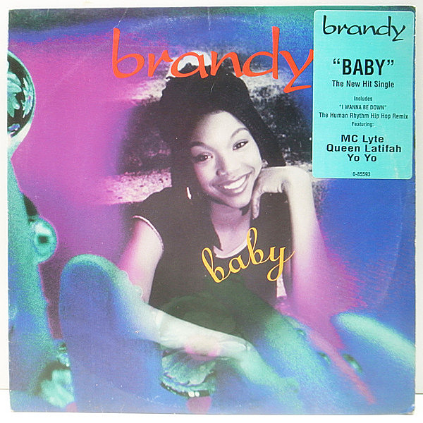 レコードメイン画像：良盤!! 12インチ USオリジナル BRANDY Baby ('94 Atlantic) MC LYTE, QUEEN LATIFAH, YO YO 参加 I Wanna Be Down／Hip Hop Remix 収録