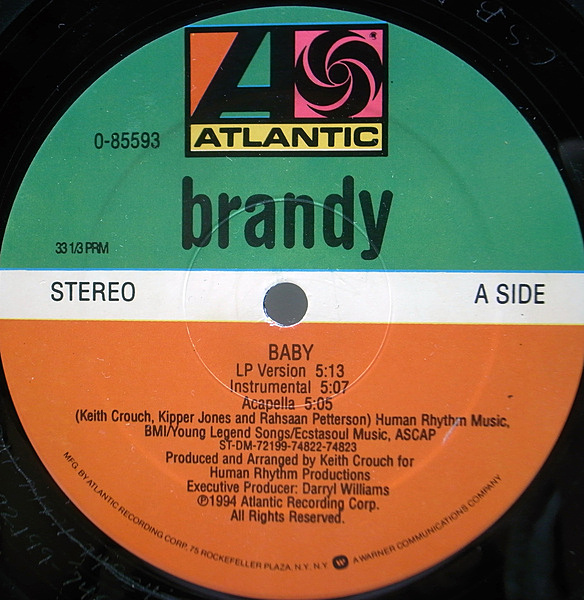 BRANDY / Baby (12) / Atlantic | WAXPEND RECORDS