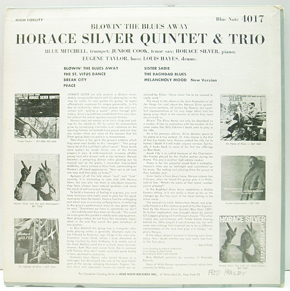 HORACE SILVER / Blowin The Blues Away (LP) / Blue Note | WAXPEND 