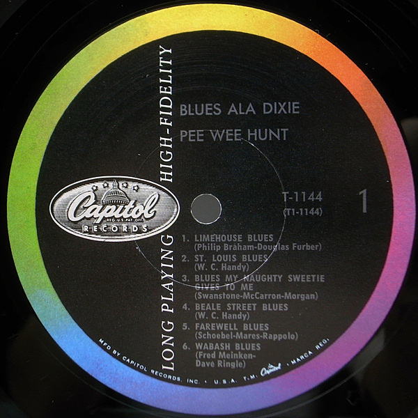 PEE WEE HUNT / Blues A La Dixie (LP) / Capitol | WAXPEND RECORDS