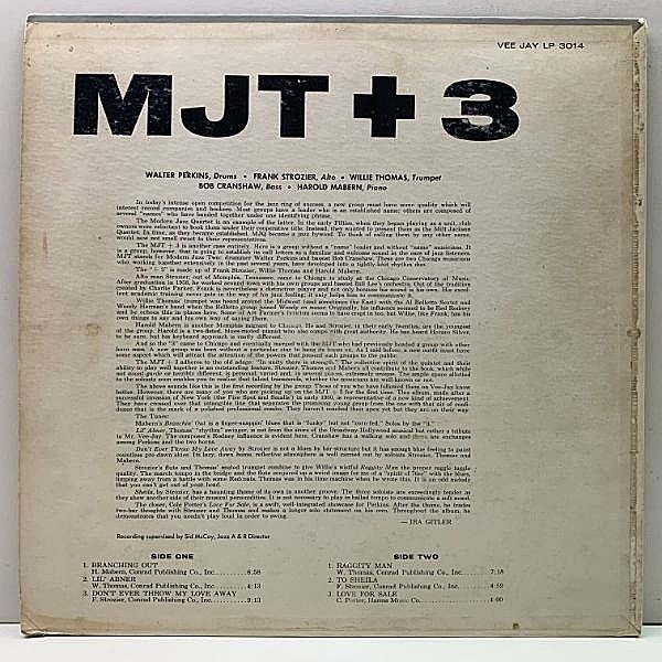 MJT+3 / Same (LP) / Vee Jay | WAXPEND RECORDS