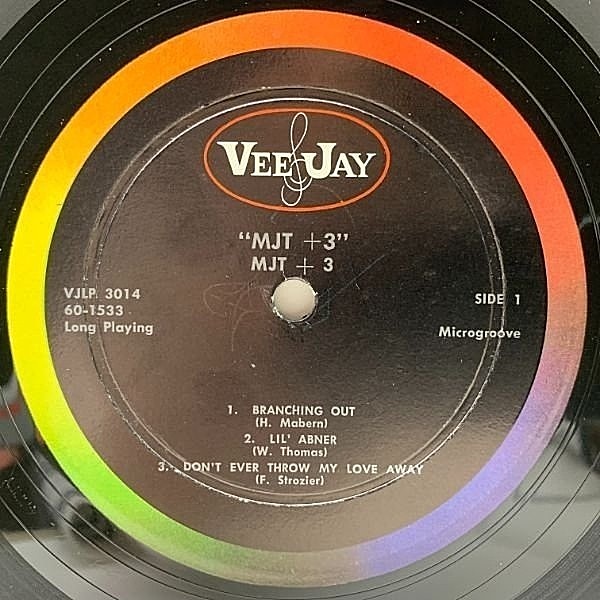 MJT+3 / Same (LP) / Vee Jay | WAXPEND RECORDS