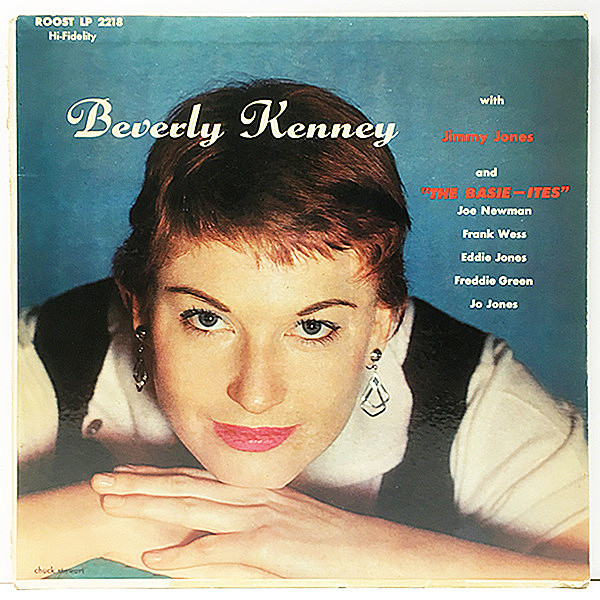 レコードメイン画像：MONO 米 USオリジナル BEVERLY KENNEY Sings With Jimmy Jones And The Basie Ites ('56 Roost) 音質綺麗 初回 モノラル Lp プレイ概ね良し