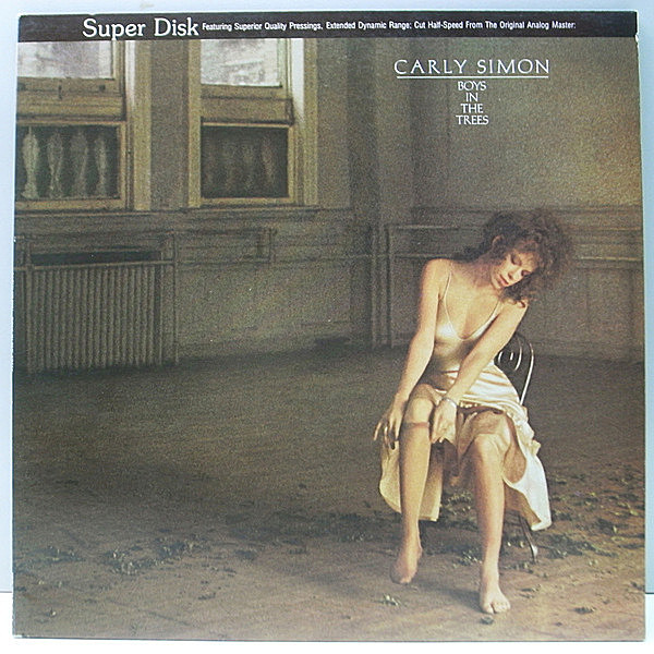 レコードメイン画像：【HALF SPEED MASTERD 限定 高音質プレス】CARLY SIMON Boys In The Trees (Super Disk／Direct-Disk Labs) AUDIOPHILE Cut無し 良好品!!