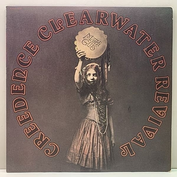 レコードメイン画像：Cut無し!美品! ざら紙 エンボス USオリジナル CREEDENCE CLEARWATER REVIVAL [CCR] Mardi Gras ('72 Fantasy) 最後のスタジオ・アルバム