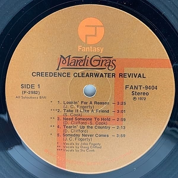 CREEDENCE CLEARWATER REVIVAL / Mardi Gras (LP) / Fantasy