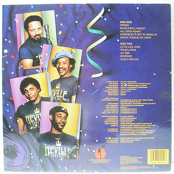 NEVILLE BROTHERS / Nevillization II: Live At Tipitina's (LP