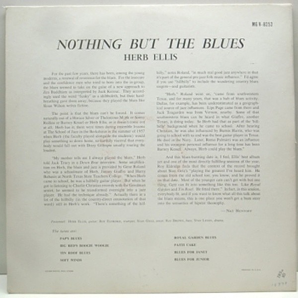 HERB ELLIS / Nothing But The Blues (LP) / Verve | WAXPEND