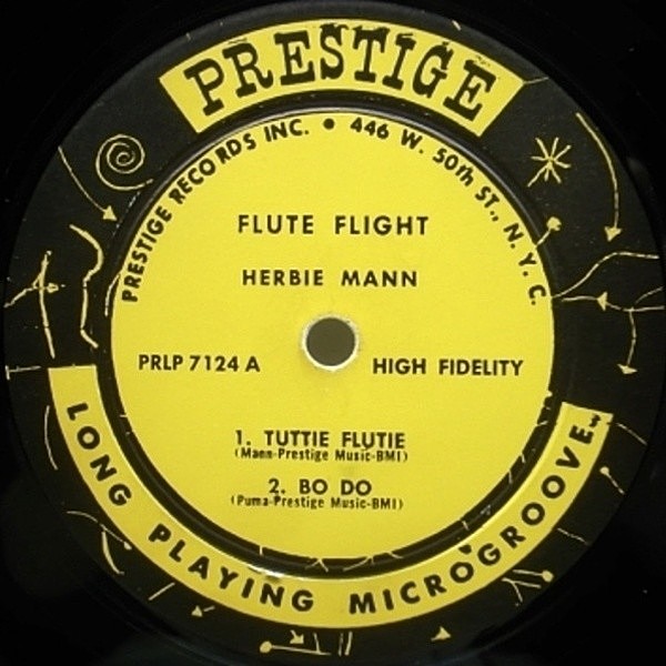 HERBIE MANN / BOBBY JASPAR / Flute Flight (LP) / Prestige
