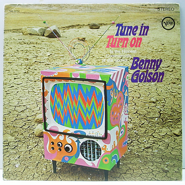 レコードメイン画像：【ゴルソン編曲の異色作】良好盤!! USオリジナル BENNY GOLSON Tune In Turn On ～ ('67 Verve) Art Farmer, Eric Gale, Bernard Purdie