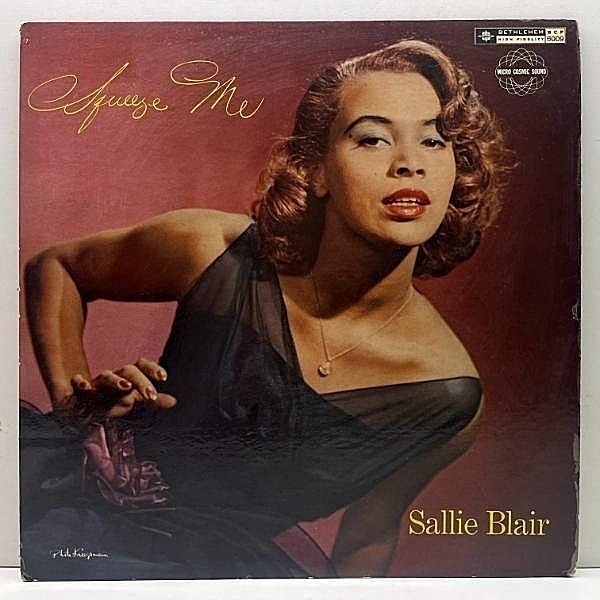 レコードメイン画像：良好!! USオリジナル MONO 深溝 SALLIE BLAIR Squeeze Me (Bethlehem BCP 6009) サリー・ブレア arr. Richard Wess w/ Sal Salvador