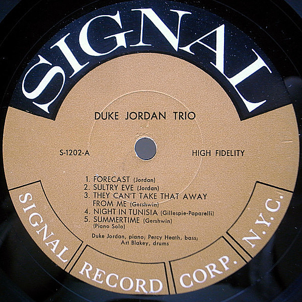 DUKE JORDAN / Trio / Quintet (LP) / Signal | WAXPEND RECORDS